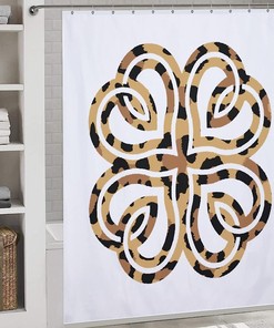 Leopard Lucky St. Patrick'S Day Shower Curtain For A Bold Bathroom