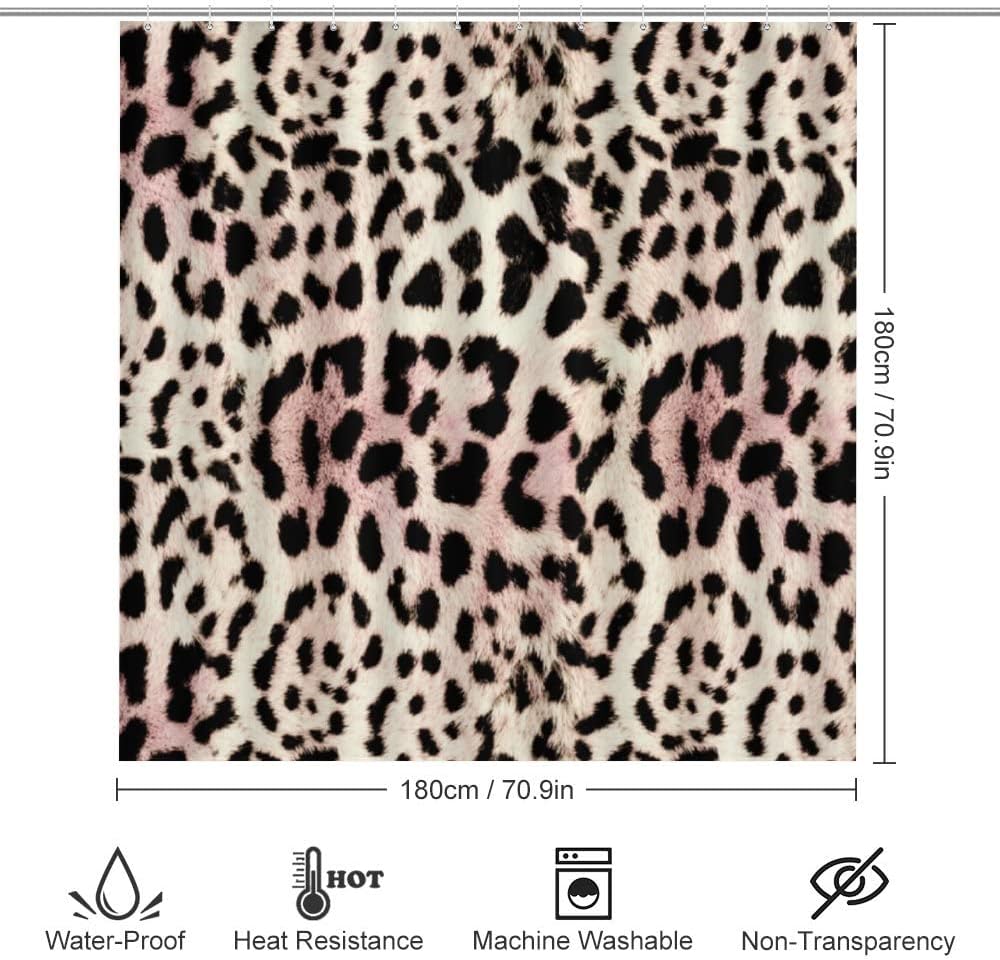 Leopard Nature Shower Curtain for Bathroom - Elegant and Unique Shower Curtain Ideas for Home