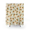 Leopard Pattern Long Shower Curtain for First Home or Housewarming Gift, Bathroom Decorative Idea 