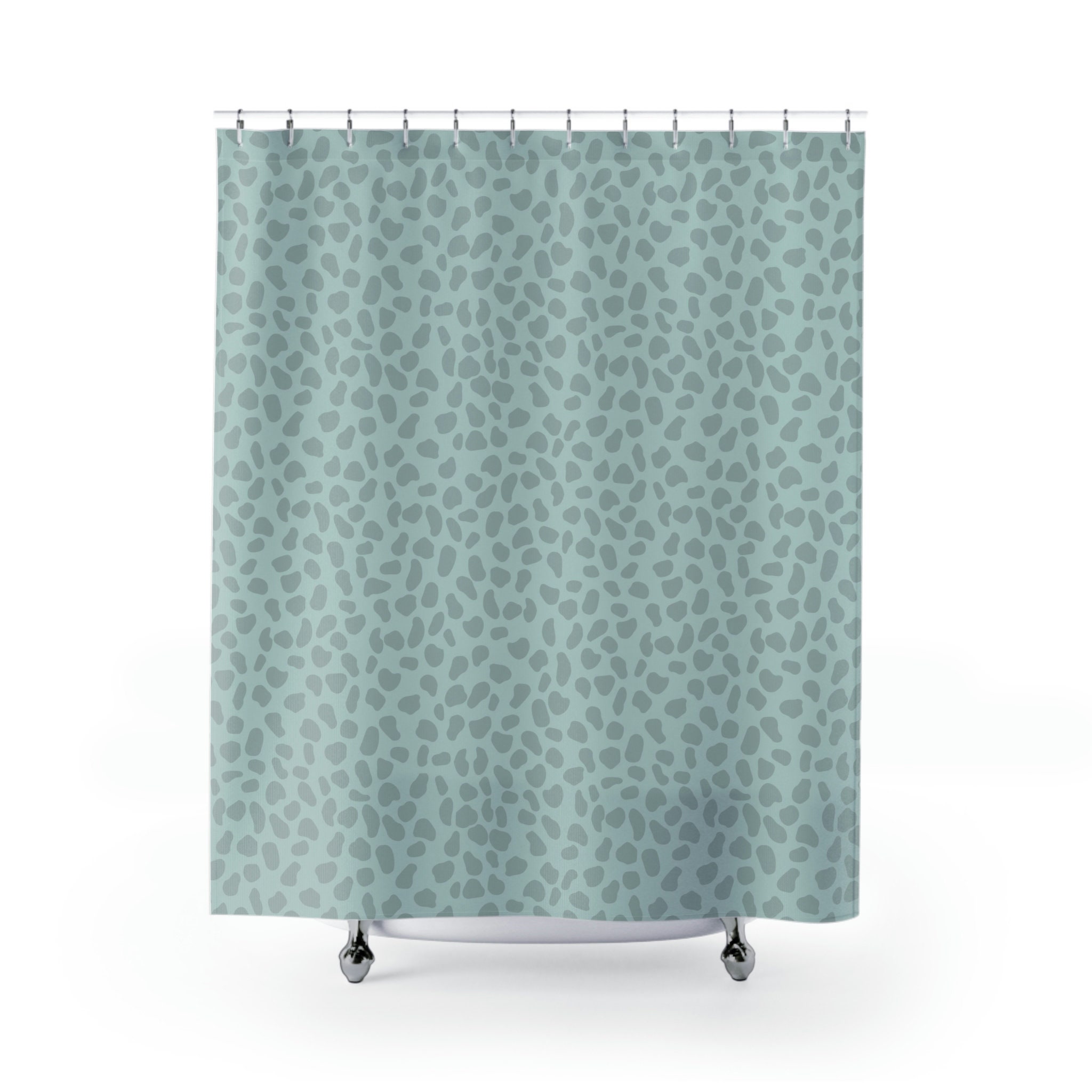 Leopard Print Animal Shower Curtain For Bathroom Decor - Image 3