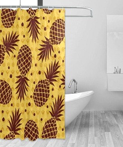 Leopard Print Animal Skin Shower Curtain - Creative Abstract Patchwork Bathroom Curtain