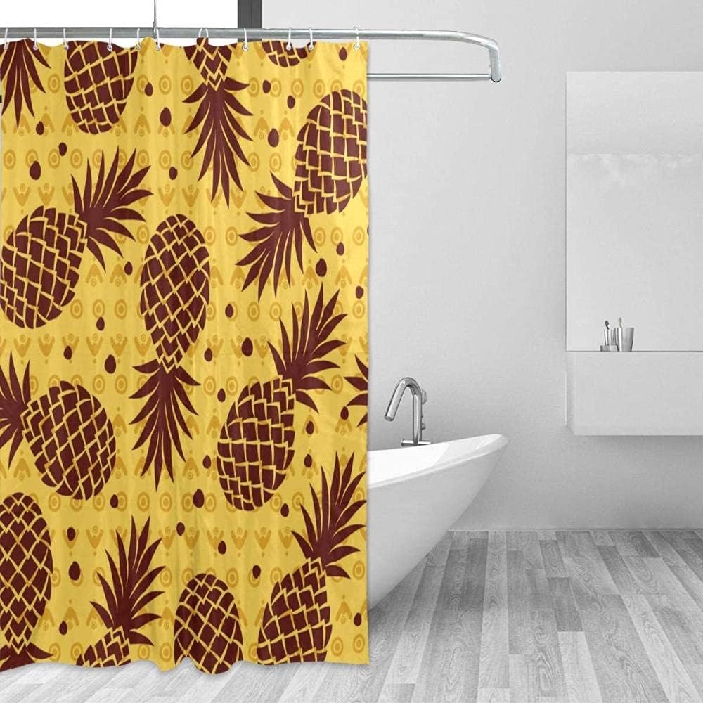 Leopard Print Animal Skin Shower Curtain - Creative Abstract Patchwork Bathroom Curtain
