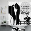 Leopard Print Animal Skin Shower Curtain For Bathroom