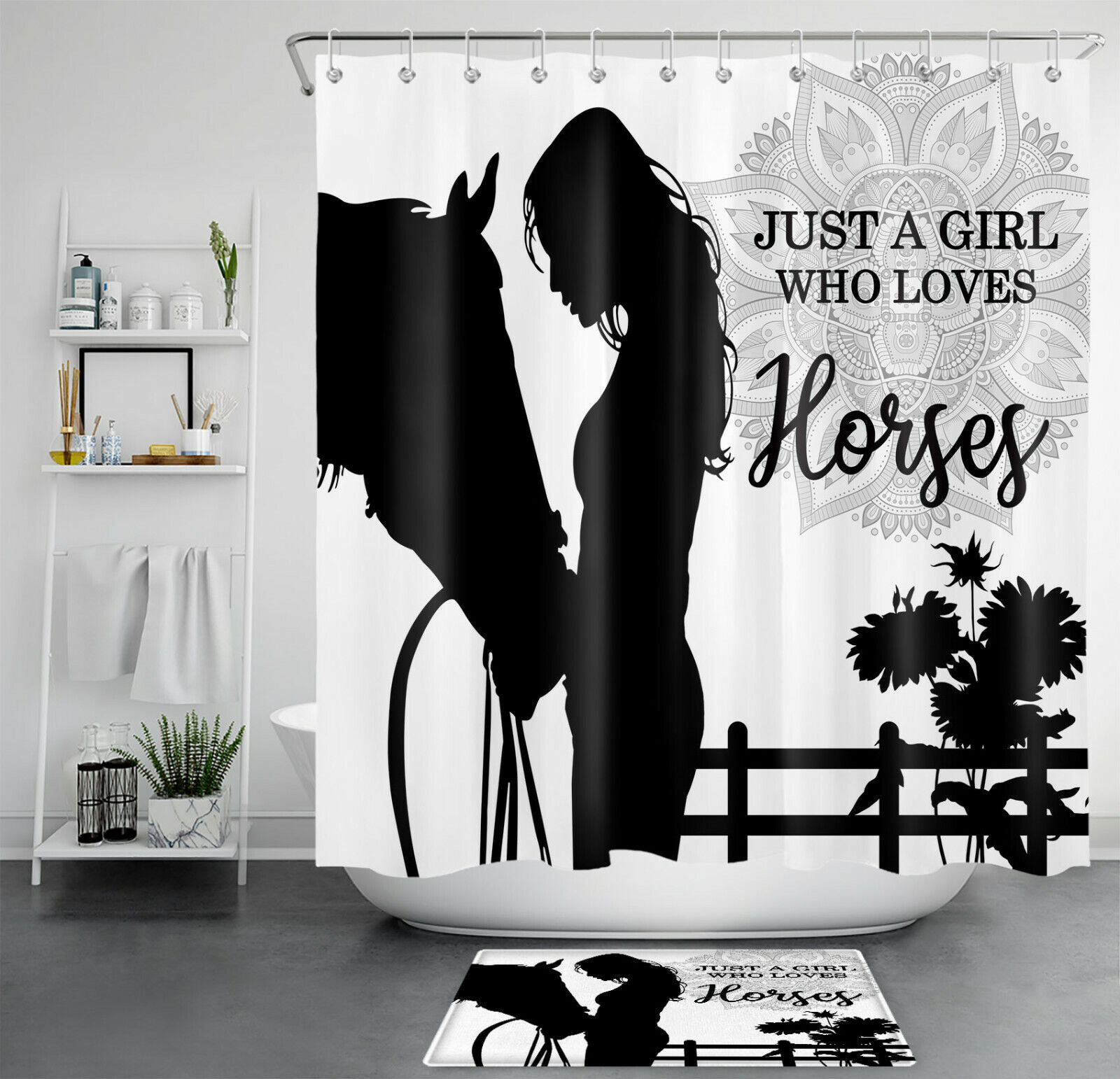 Leopard Print Animal Skin Shower Curtain For Bathroom