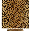 Leopard Print Background Shower Curtain, Neutral Bathroom Decor