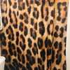Leopard Print Brown Shower Curtain For Bathroom Decor