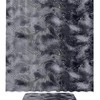 Leopard Print Fur Texture Bathroom Tub Set With Waterproof Fabric Shower Curtain