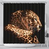 Leopard Print Shower Curtain - Adds A Touch Of The Jungle To Your Bathroom