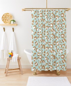 Leopard Print Shower Curtain For A Bold Bathroom Decor, Animal-Themed Bathroom Accessories