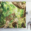 Leopard Print Shower Curtain, Stylish Bathroom Decor