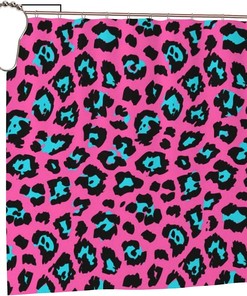 Leopard Print Shower Curtain for Fun and Flirty Farmhouse Bathroom Design