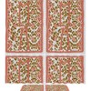 Leopard Shading Pink Letter Pattern Printed Bathroom Tub Set With Waterproof Fabric Shower Curtain