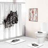 Leopard Shower Curtain with Contemporary Design for a Bold Statement