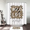 Leopard Skin Pattern Shower Curtain for Bathroom Decoration by Ikfashoni 