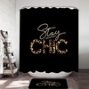 Leopard Stay Chic Shower Curtain - A Fashionable Addition To Your Bathroom