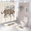 Leopard Waterproof Shower Curtain for Longlasting & Stylish Bathrooms