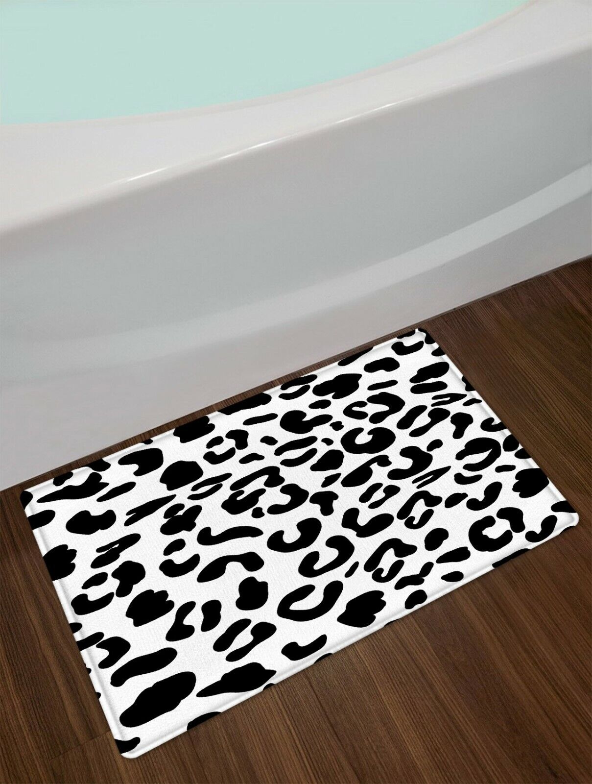 Leopard Zebra Abstract Art Shower Curtain For Bathroom - Image 2