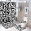 Leopard Zebra Stripe Skin Shower Curtain for Bathroom - Animal Prints Shower Curtains Decor Ideas for Home