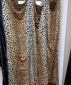 Leopard and Zebra Animal Print Shower Curtain Set for Attractive Bathroom Decor