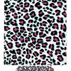 Leopard'S Skin Parttern Bathroom Accessories Set With Waterproof Fabric Shower Curtain And Mat
