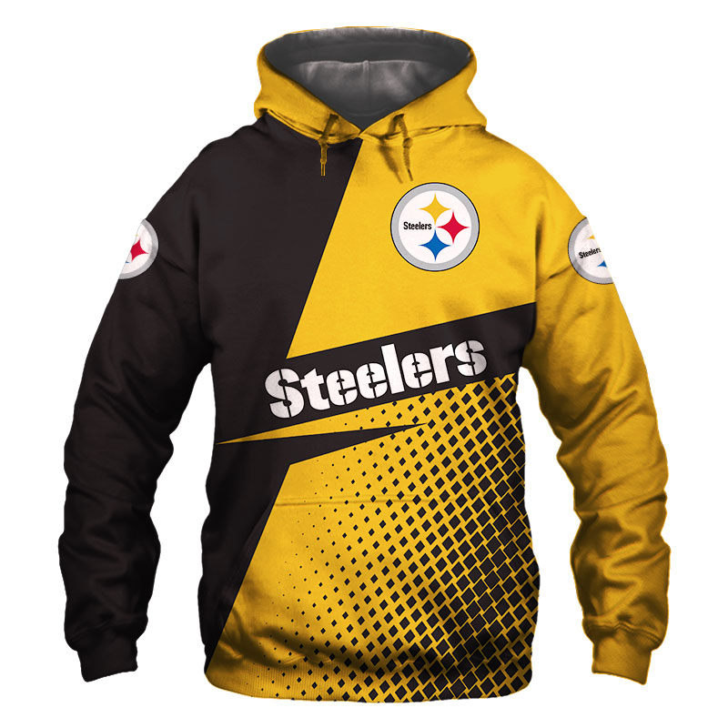 Level Up Your Fan Game With Pittsburgh Steelers Long Sleeve Zip Hoodie