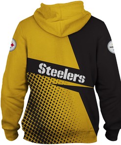 Level Up Your Fan Game With Pittsburgh Steelers Long Sleeve Zip Hoodie