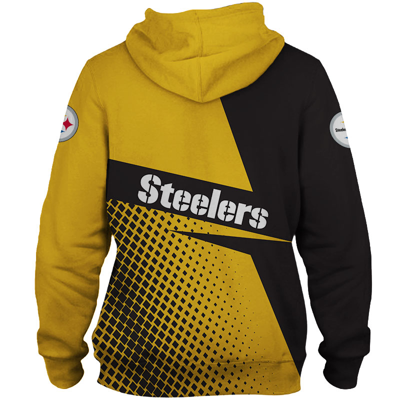 Level Up Your Fan Game With Pittsburgh Steelers Long Sleeve Zip Hoodie