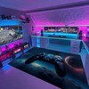 Level Up Your Room with Personalized Game Room Controller Rugs - Perfect for Teen Boys - Upgrade Your Room Decor