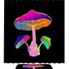 Light Mushrooms Print Shower Curtain For A Calm And Tranquil Bathroom