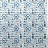 Lighthouses Seagull Anchors Shower Curtain Modern Home Bathroom Hotel Spa Decorations Waterproof Fabric