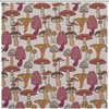 Lightweight Waterproof Mushroom Shower Curtain for Bathroom 