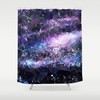 Lilac Mosaic Pattern Geometric Purple Shower Curtain Art for Unique Bathroom Decor