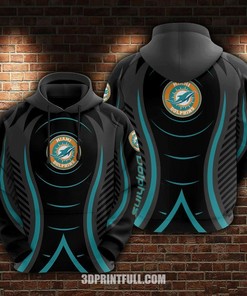 Limited Edition All Over Print Miami Dolphins Skull 3D Hoodie