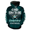 Limited Edition Miami Dolphins On Fire 3D All Over Print Hoodie With Customization Option