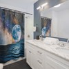 Limitless Full Moon Shower Curtain For A Serene Bath