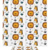 Lion And Giraffe Vintage Bathroom Shower Curtain With Microfiber Accents, Machine Washable