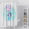 Little Mermaid Balloons Colorful Bathroom Shower Curtain