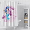 Little Mermaid Unicorn Waterproof Shower Curtain