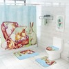 Little Rabbit Chicken Eggs Cute Bathroom Shower Curtain