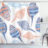 Lively Hawaii Colorful Seashells Beach Maritime Sea Creatures Shower Curtain