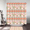 Llamas Animal Print Shower Curtain - Neutral Bathroom Decor with Cute Animal Design
