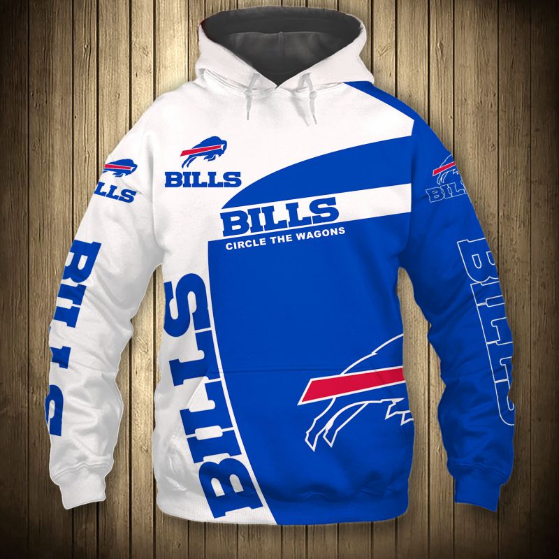 Long Sleeve Gifts For Buffalo Bills Fans, All Over Print With 3D Zip Hoodie Design