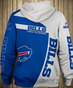 Long Sleeve Gifts For Buffalo Bills Fans, All Over Print With 3D Zip Hoodie Design