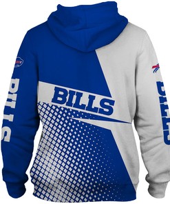 Long Sleeve Zip Hoodie For Buffalo Bills Fans, A Must-Have Item
