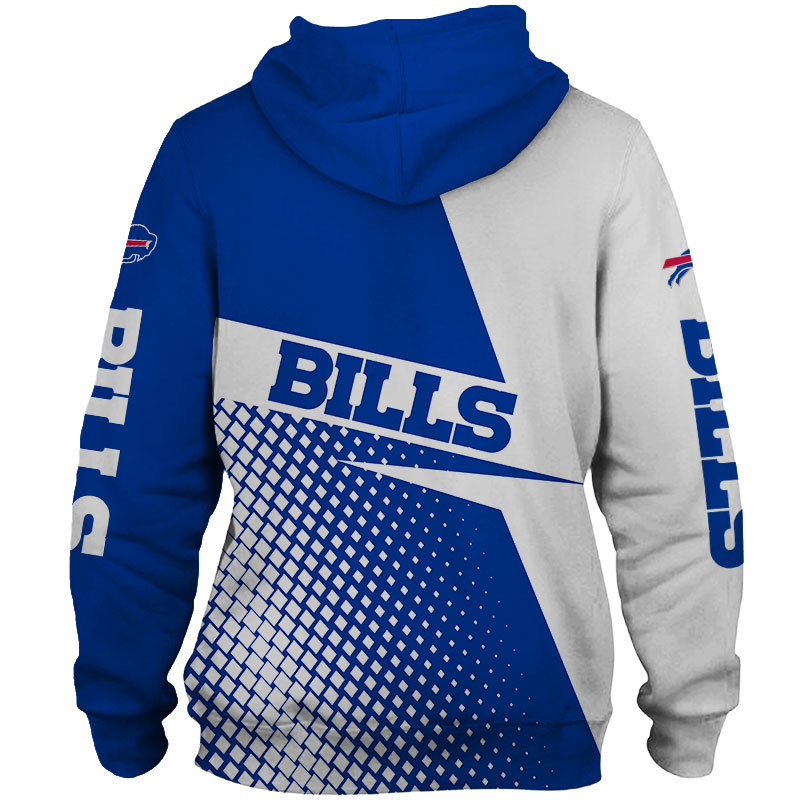 Long Sleeve Zip Hoodie For Buffalo Bills Fans, A Must-Have Item