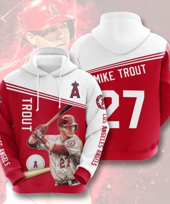 Los Angeles Angels Custom Sport All Over Print Hoodie - 3D Edition #4