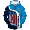Los Angeles Chargers 3D All Over Print Pullover Hoodie Nfl For Fans