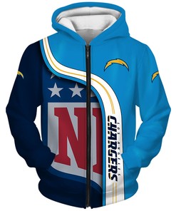 Los Angeles Chargers 3D All Over Print Pullover Hoodie Nfl For Fans