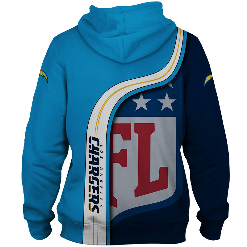 Los Angeles Chargers 3D All Over Print Pullover Hoodie Nfl For Fans