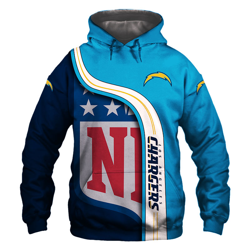 Los Angeles Chargers 3D All Over Print Pullover Hoodie Nfl For Fans